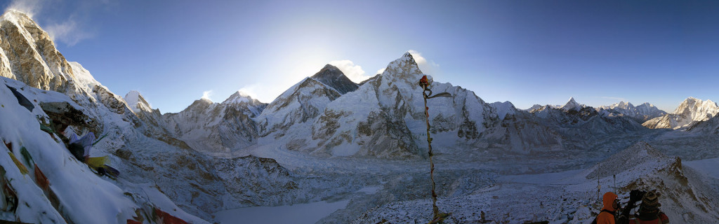 Udsigt fra kala Pattar, Everest Base Camp Trek