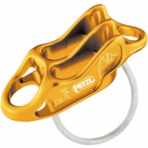 Petzls ikoniske "guide"-bremse, Reverso. Foto: Petzl.