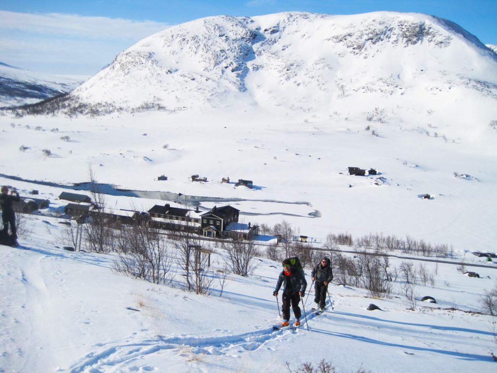 Det første stykke op fra Gjendesheim. Foto: Rasmus B. Munk