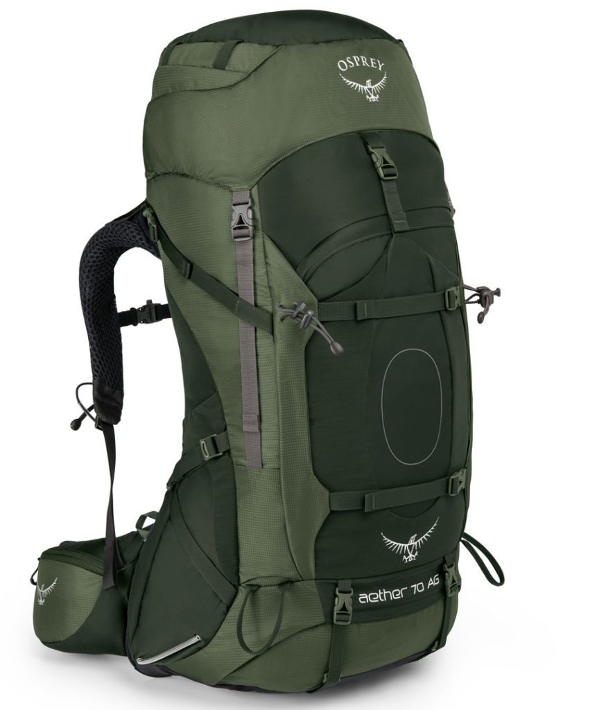 Den nye Osprey Aether AG 70. Foto: Osprey