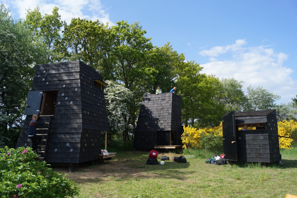 Shelters ved Millinge Klint